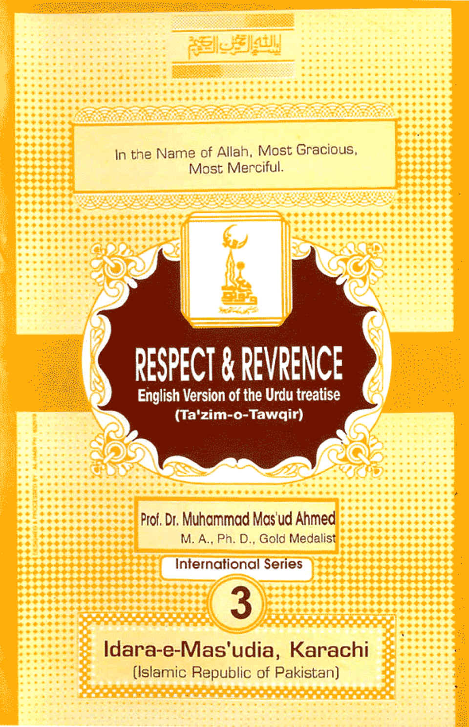 English: Respect & Reverence